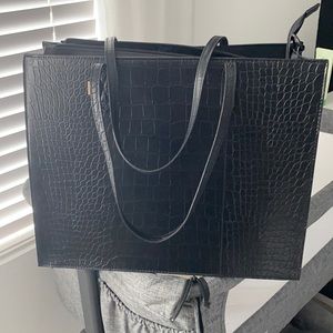 Béis work tote in croc NEW